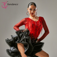 Robe de danse latine L-24065 robes de compétition Costumes jupe exécutant strass adultes enfants gland robe diverses couleurs