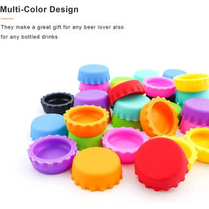 Bouchons de bouteilles en silicone avec logo personnalisé pour les bouchons de bouteilles de bière en verre, les bouchons de boisson, les bouchons de bouteilles de vin avec préservatif - Product Image 6