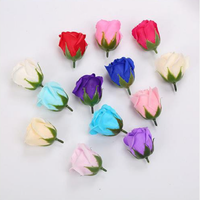 Boite de fleurs artificielles avec pétales de roses, 500 pièces, Art Floral, rouge, fleurs multicolores, pour un cadeau de saint-valentin, vente en gros