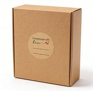 Étiquettes autocollantes personnalisées <span class=keywords><strong>pour</strong></span> cadeaux, décorations de fête, affaires, étiquettes rondes faites à la main de remerciement, étiquettes d'emballage <span class=keywords><strong>pour</strong></span> pâtisserie - Product Image 2