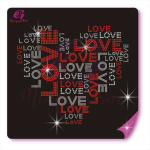 Diseños de transferencia de calor de diamantes de imitación para camiseta - Product Image 5