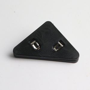 Văn Phòng Phẩm Doc Giấy Thực Phẩm Đồ Ăn Nhẹ Túi Nhựa 90 Độ Góc Clip Tam Giác Trong Suốt Chủ Trang Chỉ Mục Kẹp Clip - Product Image 2