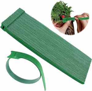 Attaches réglables pour guirlandes de Noël, auto-adhésives, en nylon blanc, avec boucle auto-agrippante pour décorations de jardin et de fêtes - Product Image 1