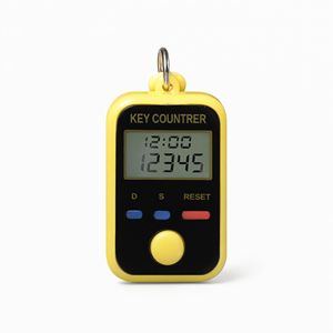 Compteur de doigts électronique avec écran LCD, compteur annulaire en plastique réutilisable pour le comptage et la mesure du temps - Product Image 2
