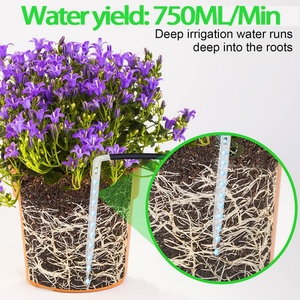Solar Drip Irrigation Kit Indoor Outdoor Automatic Plant Waterer with <b>Timer</b> Modes Anti-Siphoning Device Made of Durable Plastic - Product Image 5