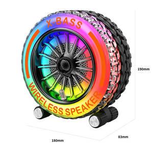 <span class=keywords><strong>GENCE</strong></span> Enceinte portable 5.0 sans fil 20W RGB en plastique pour karaoké, théâtre, fête, Hifi, maison, DJ, Boombox, avec basses puissantes - Product Image 5