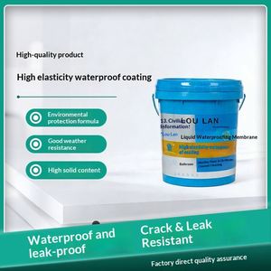 Revêtement liquide imperméable en polyuréthane hautement élastique, membrane pour la réparation des fuites de toiture, matériau de construction LOULAN L-11, 5 ans - Product Image 4