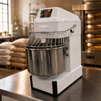 Machine à pain pour boulangerie commerciale, pétrin spiral avec contrôle numérique, vitesse réglable, bol amovible, facile à utiliser