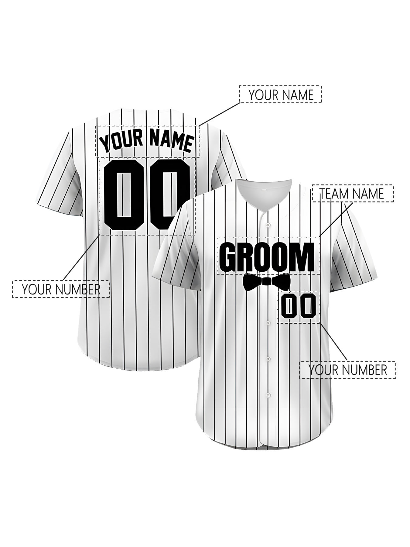 Stripes White& Black