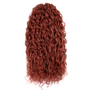 Extension per Capelli Intrecciati Jessica a Uncinetto Morbide Onde ad Acqua Sintetiche Ombre Biondo da 10 a 24 Pollici Deep Wave - Product Image 1