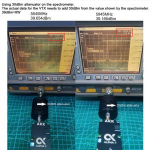 AKK Alpha 8 8W VTX - 4.9-5.8GHz 80CH 8W 5W 3W 1W Transmetteur vidéo FPV commutable - Product Image 4