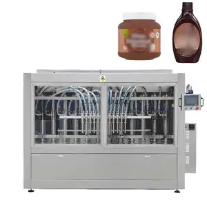 Wholesale Automated Chocolate Paste Filling Machine Sauce Filler Machine with Stirring and Mixing