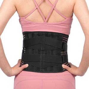 Ceinture de soutien de la taille médicale personnalisée Double traction respirante lombaire orthèse dorsale élastique réglable soulagement de la douleur sport en nylon - Product Image 1