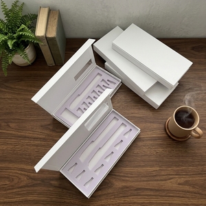 Caja Rígida con Revestimiento de Cartón, Impresión UV, Empaque para Bolígrafos de Cuidado de la Piel, Venta al por Mayor, Estuche para 2 Bolígrafos de Péptidos con Juego de Agujas - Product Image 6