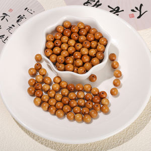 JD GEMS 50 teile/los natürliche Holz perle Sandelholz Buddha Perle Lose Spacer Perle für die Schmuck herstellung - Product Image 5