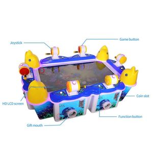 BH Machine de jeu de pêche à monnayeur pour six joueurs, en plastique et métal, écran HD de 55 pouces, lumières clignotantes, 110/220V, garantie 1 an - Product Image 3