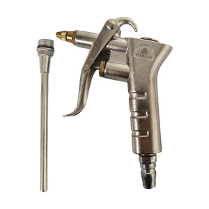 Pistolet à air comprimé en alliage moulé sous pression de haute qualité avec buse en laiton réglable et raccord rapide mâle pour le nettoyage industriel - Product Image 4