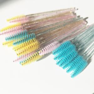 Usa e getta di Plastica Mini Silicone Bacchetta Mascara Spazzole Per Strumenti di Estensione Del Ciglio Della Sferza Dell'occhio Accessori - Product Image 4