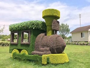Kleurrijke Kunstmatige Fruit Boom Gras Beer Topiary <span class=keywords><strong>Plant</strong></span> Standbeelden Kunstmatige Topiary Gras Dier Topiary Voor Decor En Foto