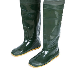 Chaussures aquatiques à <span class=keywords><strong>lacets</strong></span> hautes jusqu'au genou pour la pêche, bottes imperméables antidérapantes, semelle souple confortable, durables, nouvelles bottes pour la plantation de riz - Product Image 6