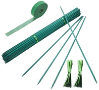 Bâtons de jardin en bois, 10 pièces, bâtonnets verts de plantes en pot, artisanat de plantes en pot