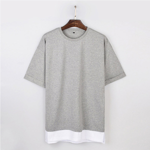 2020 de moda de alta calidad de costura ronda Collar de gran tamaño T camisa para <span class=keywords><strong>los</strong></span> hombres - Product Image 4