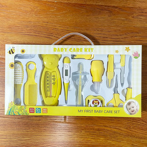 Kit per la Cura del Neonato 13 Pezzi <span class=keywords><strong>Set</strong></span> per la Cura del Bambino e della Madre <span class=keywords><strong>Set</strong></span> per la Cura del Neonato con Tagliaunghie Spazzola Termometro Detergente per Bambini - Product Image 6