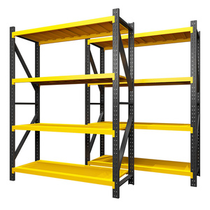 ชั้นวางของอุตสาหกรรมสำหรับใช้ในคลังสินค้าชั้นเหล็กทนทาน300กก. ชั้น4ชั้นสำหรับใช้ในคลังสินค้า - Product Image 5