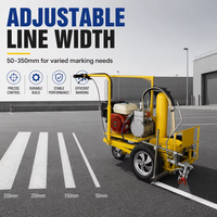 Machine de marquage routier manuelle à peinture froide, traceur de lignes sans air pour parking