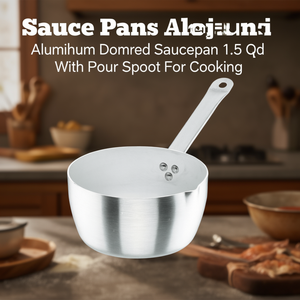 Pentola a cupola in alluminio da 1,5 litri con beccuccio per versare, per cucinare - Product Image 3