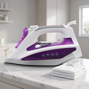Plancha Eléctrica de 2200w con Suela de Cerámica, Vertical, Profesional, con Vapor, Rociador de Agua y Tanque de Agua de 360ml - Product Image 1