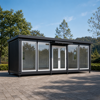 Cabine préfabriquée en conteneur pour poste de garde, guichet de billetterie et petit magasin de détail