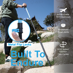 Bâtons de randonnée télescopiques en aluminium légers XATP pour la randonnée, la <span class=keywords><strong>marche</strong></span> sur neige et la <span class=keywords><strong>marche</strong></span> à pied - Product Image 4