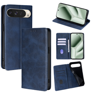 Funda de Cuero PU para Teléfono Móvil <span class=keywords><strong>Google</strong></span> <span class=keywords><strong>Pixel</strong></span> 9 <span class=keywords><strong>Pro</strong></span> 9 8 <span class=keywords><strong>Pro</strong></span> 8 7 <span class=keywords><strong>Pro</strong></span> 7 <span class=keywords><strong>6</strong></span> <span class=keywords><strong>Pro</strong></span> <span class=keywords><strong>6</strong></span> 5, Funda Magnética con Ranuras para Tarjetas - Product Image 1
