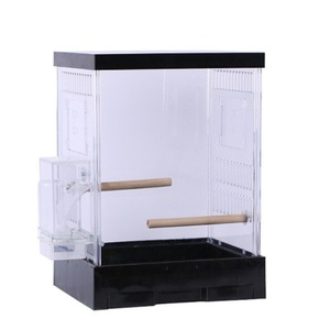 Jaula para Pájaros de Acrílico Transparente Antipolvo, Tamaño Personalizado, para Canarios y Loros, Uso Interior/Exterior, para Viajes, Marca YGL-270 - Product Image 4