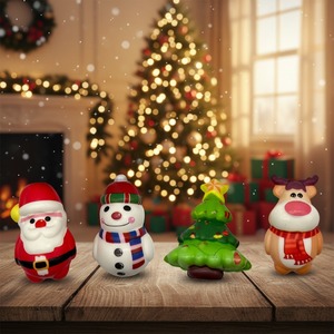 Juguete Antiestrés de PU de la Serie Navideña para Niños, de Rebote Lento, para Fiestas Divertidas - Product Image 4