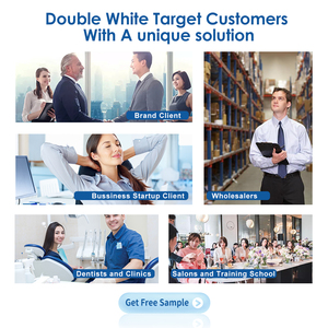 Chết Biển Muối hydrogen peroxide răng làm trắng Dải Kit không độc hại và phổ biến giúp làm sáng răng mà không có vấn đề nhạy cảm - Product Image 4