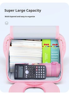 Unisex Kids New Design Large Book Bag <b>School</b> <b>Backpack</b> <b>Waterproof</b> Fashion Cartoon Pattern Good Quality Polyester Lining Students - Product Image 6