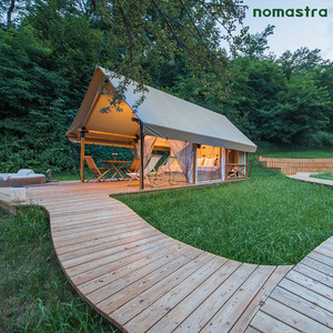 Tente Safari Classique Abordable B32 – Structure <span class=keywords><strong>en</strong></span> <span class=keywords><strong>Bois</strong></span> Massif, Hébergement Spacieux pour Glamping et Airbnb - Product Image 1