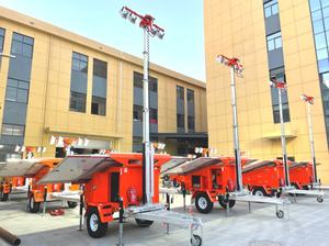 P230202A costruzione Mobile torre faro alimentata a batteria lampade a <span class=keywords><strong>LED</strong></span> da 400 Watt - Product Image 5