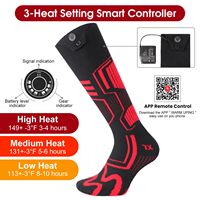 Chaussettes chauffantes d'hiver pour hommes, femmes et jeunes, 100% coton, écologiques, imperméables, légères, personnalisables, pour un usage quotidien et sportif