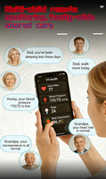 Montre connectée pour personnes âgées avec suivi GPS AGPS WIFI LBS, moniteur de fréquence cardiaque, de température, de pression artérielle, SOS, alarme de chute, appels bidirectionnels, IP67