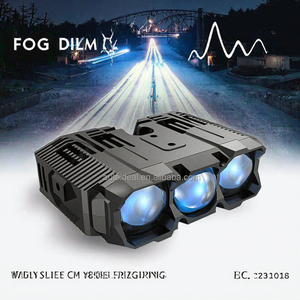 Projecteur LED à trois lentilles F06L 200W, grille de projecteur, phare avant 6000lm, phare antibrouillard, faisceau haut et bas pour voiture - Product Image 3
