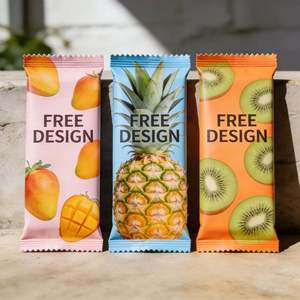 Custom Printing Back Seal Pouch Aluminium Foil Mylar <b>Bags</b> Packing <b>Bags</b> for Powder Supplement <b>Bag</b> - Product Image 3