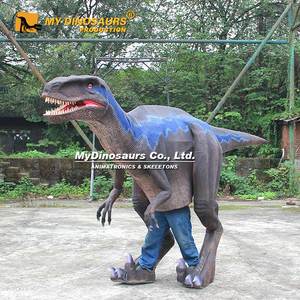 MYDINO Walking <span class=keywords><strong>Velociraptor</strong></span> Dinosaurio Disfraz Parque Temático Jurásico - Product Image 4