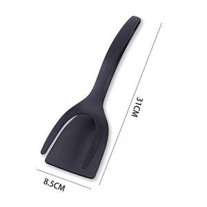 Utensilio de agarre y pinzas abatibles espátula <span class=keywords><strong>para</strong></span> bistec, tortitas, huevos, freír 2 en 1, espátulas de cocina, utensilios de cocina - Product Image 6