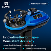 Nouvelle machine à cordage de raquette de badminton portable intelligente avec écran tactile, cadre métallique intégré et frein