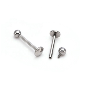 <span class=keywords><strong>Piercing</strong></span> de Titanio G23 para la Mejilla, Anillo para Labio, Joyería para <span class=keywords><strong>Piercing</strong></span> Corporal - Product Image 2