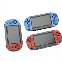 Console de jeu portable X7, écran 4,3 pouces, console de jeu rétro portable rechargeable, prise en charge de la sortie vidéo, musique, livre électronique