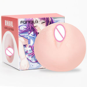 Männliche Masturbation Silikon Künstliche Vagina Pfirsich Brust Brustwarze Massage Masturbation Cup Männlich Adult Sexspielzeug - Product Image 2